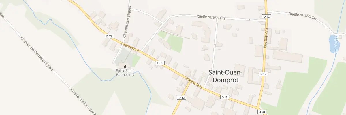 Plan du 26 Gr Grande Rue à Saint-Ouen-Domprot