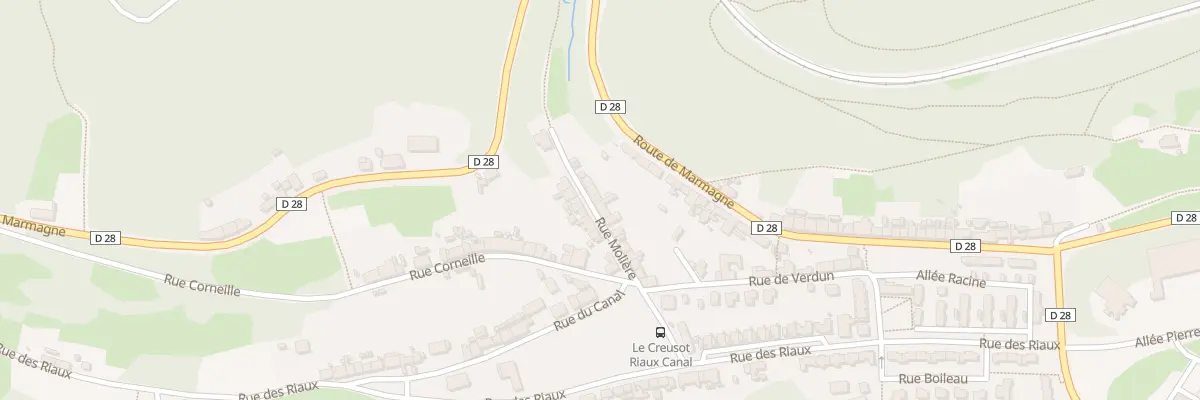 Plan du 16 Rue Molière au Creusot
