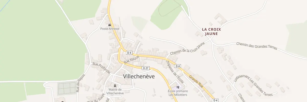 Plan du 5051 Gr Grande Rue à Villechenève