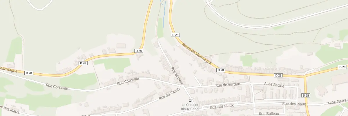 Plan du 18 Rue Molière au Creusot