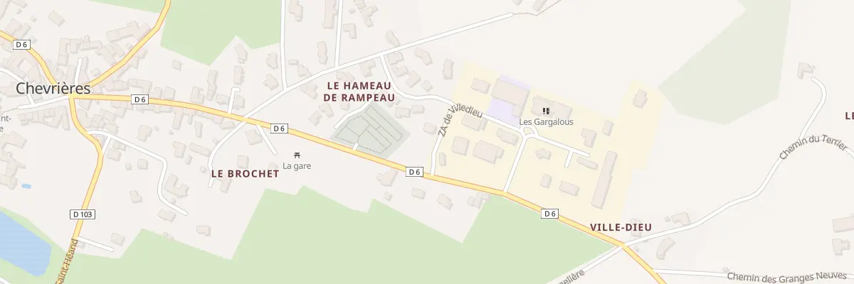 Plan du 411 Rte de Fontanès à Chevrières