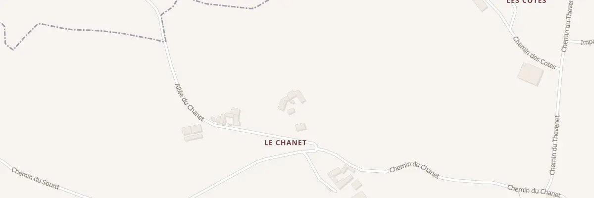 Plan du 1450 Che du Chanet à Longessaigne