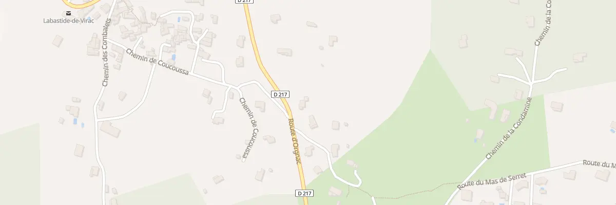 Plan du 5283 La Fontette à Labastide-de-Virac
