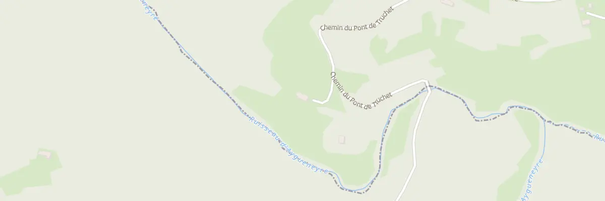 Plan du 2060 Che du Pont de Truchet à Saint-Agrève