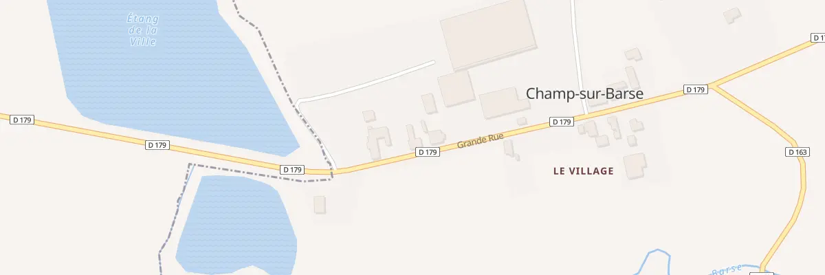 Plan du 29 Rue Grande Rue à Champ-sur-Barse