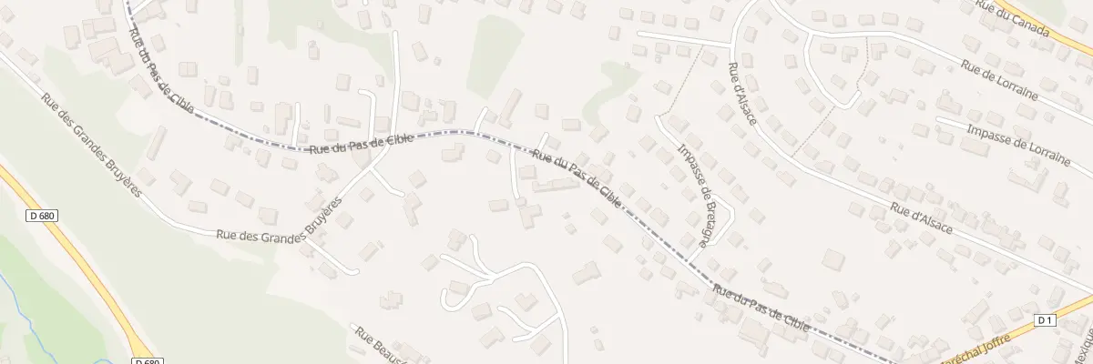 Plan du 90A Rue du Pas de Cible à Montcenis