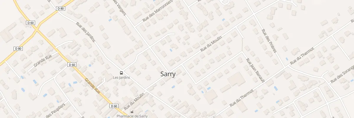 Plan du 8 Rue du Moulin à Sarry
