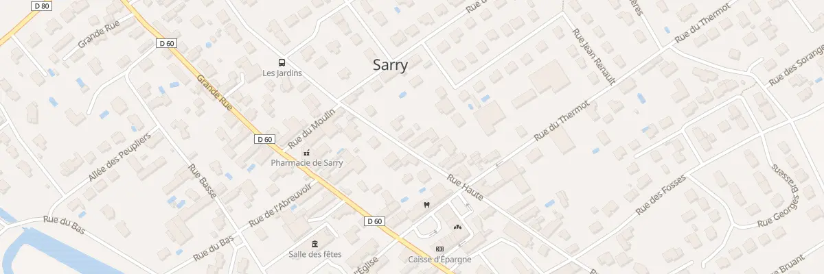 Plan du 10 Rue Haute à Sarry