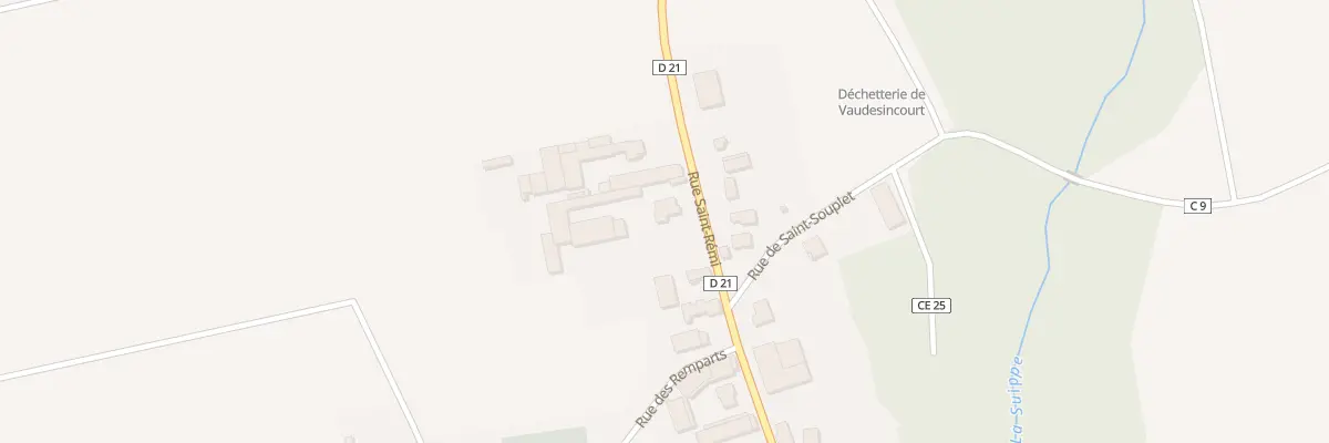 Plan du 29 Rue Saint Remi à Vaudesincourt