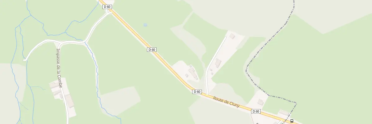 Plan du 1235 Rte de Cluny à Saint-Romain-sous-Gourdon