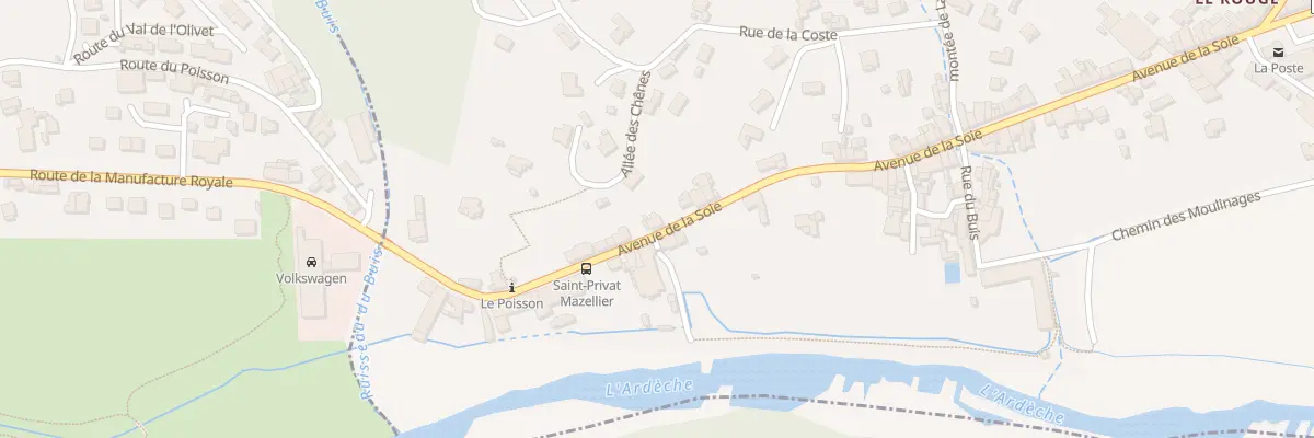 Plan du 5352 Le Feugier à Saint-Privat