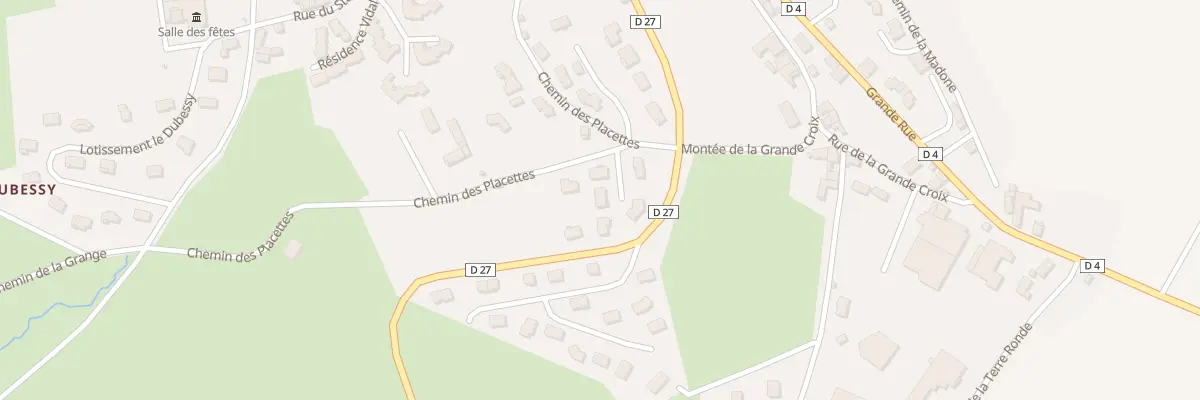 Plan du 5970 Lot Les Places à Villechenève