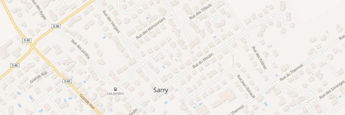 Plan du 10 All des Cerisiers à Sarry