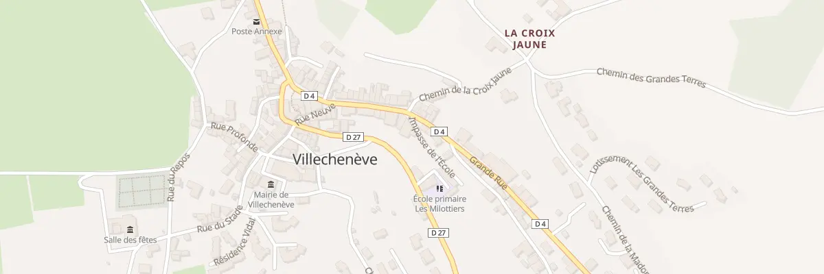 Plan du 5042 Imp de l’Ecole à Villechenève