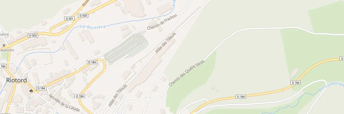 Plan du 6 Che des Quatre Vents à Riotord