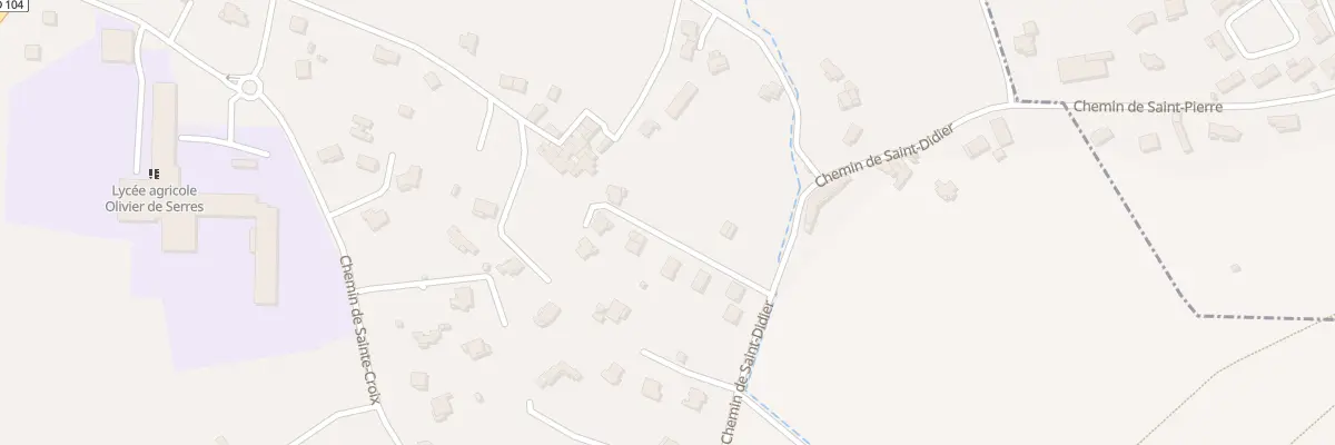 Plan du 53D Che de Saint-Didier à Aubenas