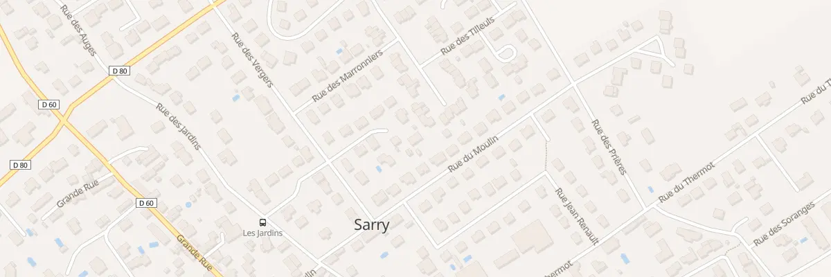 Plan du 12 All des Cerisiers à Sarry