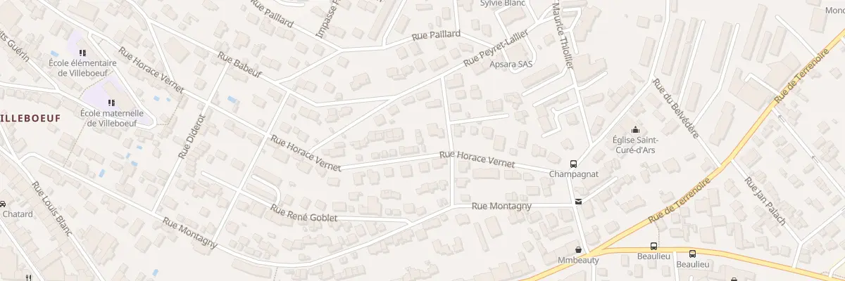 Plan du 63 Rue Horace Vernet à Saint-Étienne