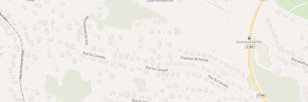 Plan du 50A Rue du Canada au Creusot