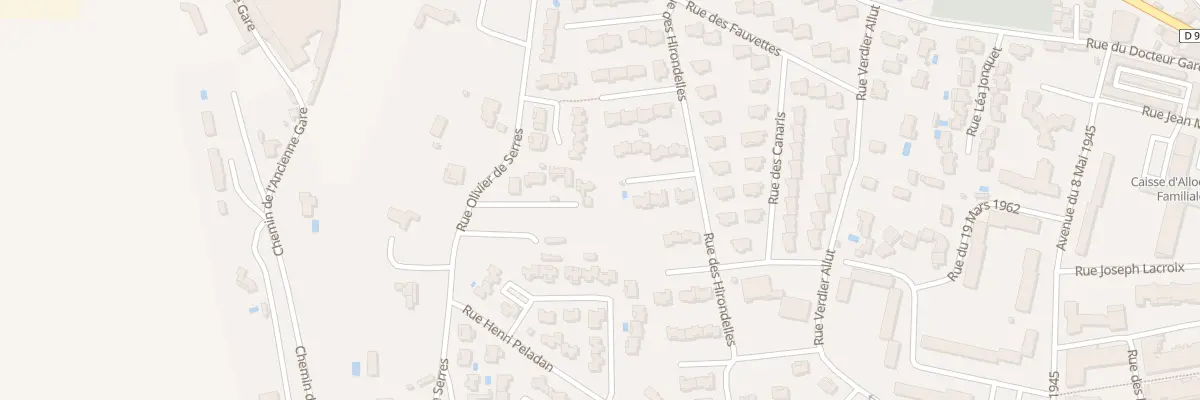 Plan du 321 Rue Olivier de Serres à Uzès