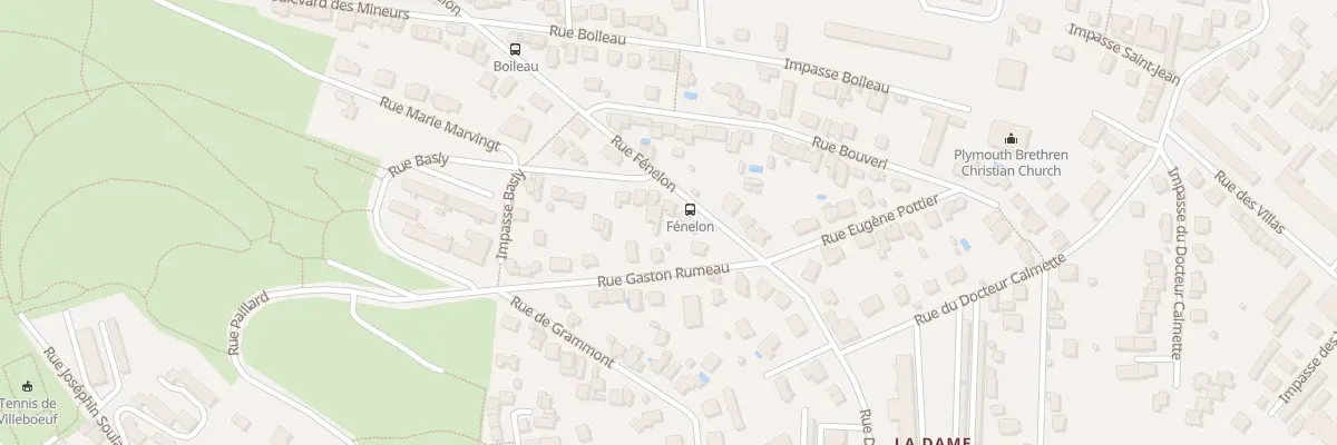 Plan du 36 Rue Fenelon à Saint-Étienne