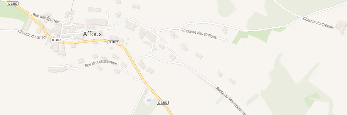 Plan du 5124 Le Bourg à Affoux