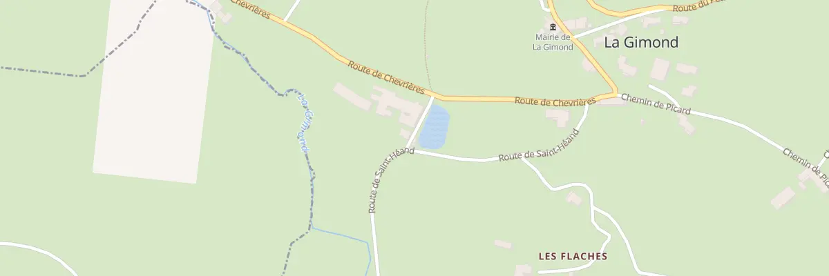 Plan du 5027 Le Mazot à La Gimond