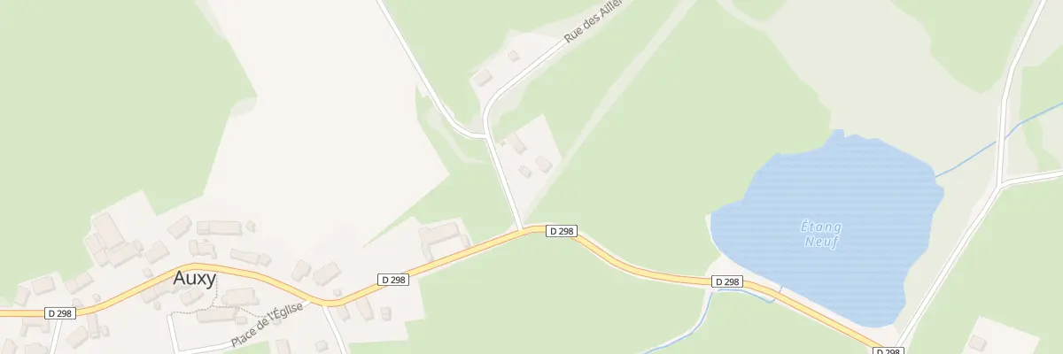 Plan du 2 Rue des Ailleres à Auxy