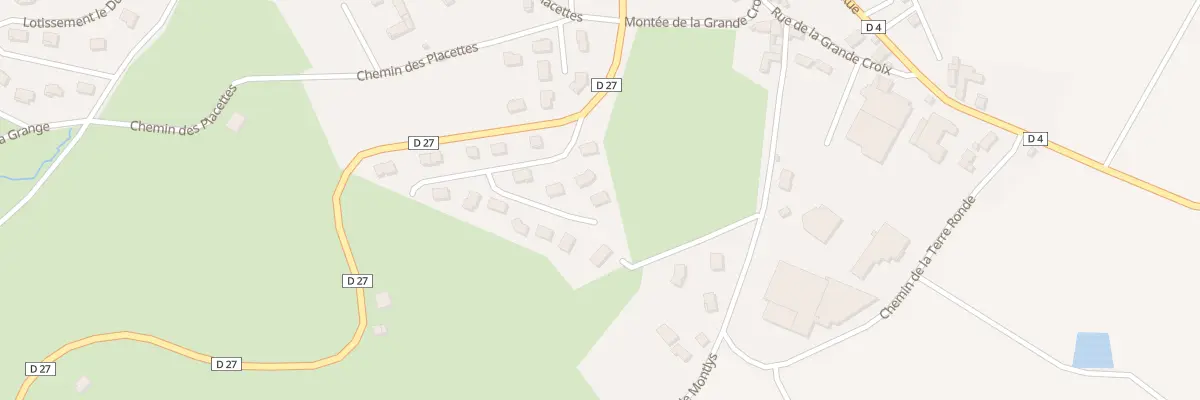 Plan du 3 Lot les Coteaux de Montlit à Villechenève