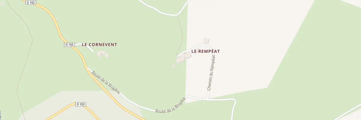 Plan du 210 Che du Rampéat à Chevrières
