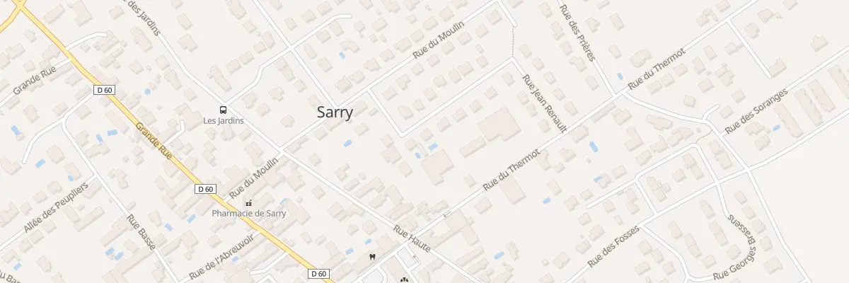 Plan du 9 Rue Jean Renault à Sarry