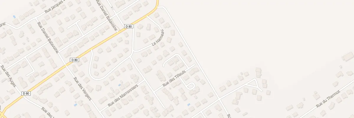 Plan du 3 All des Pommiers à Sarry
