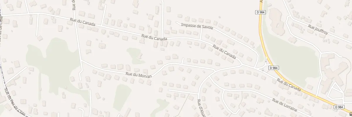 Plan du 14 Rue du Morvan au Creusot