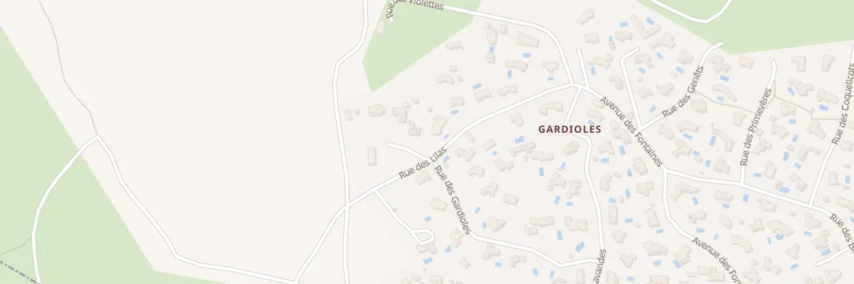 Plan du 194 Rue des Lilas à Poulx