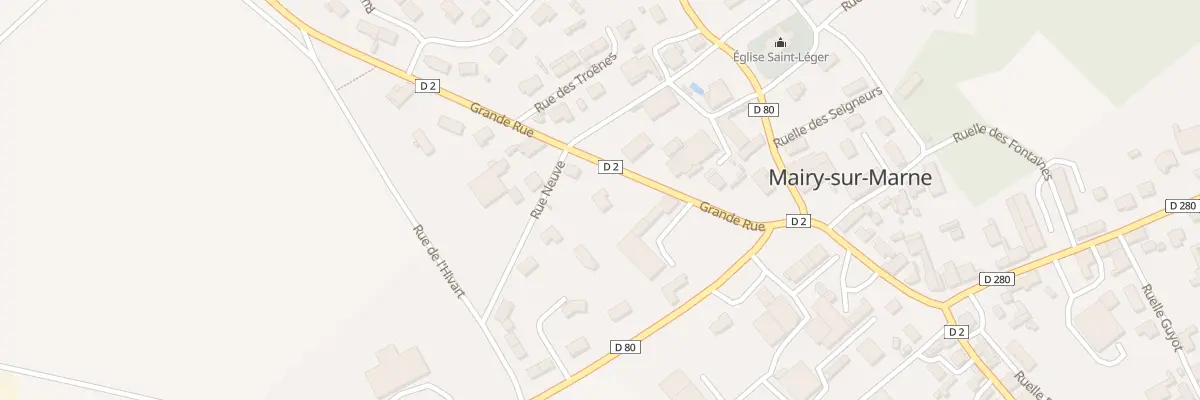 Plan du 12 Gr Grande Rue à Mairy-sur-Marne