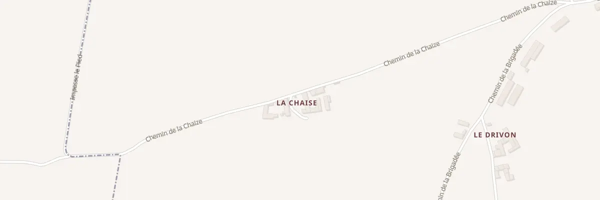 Plan du 465 Che de la Chaize à Longessaigne