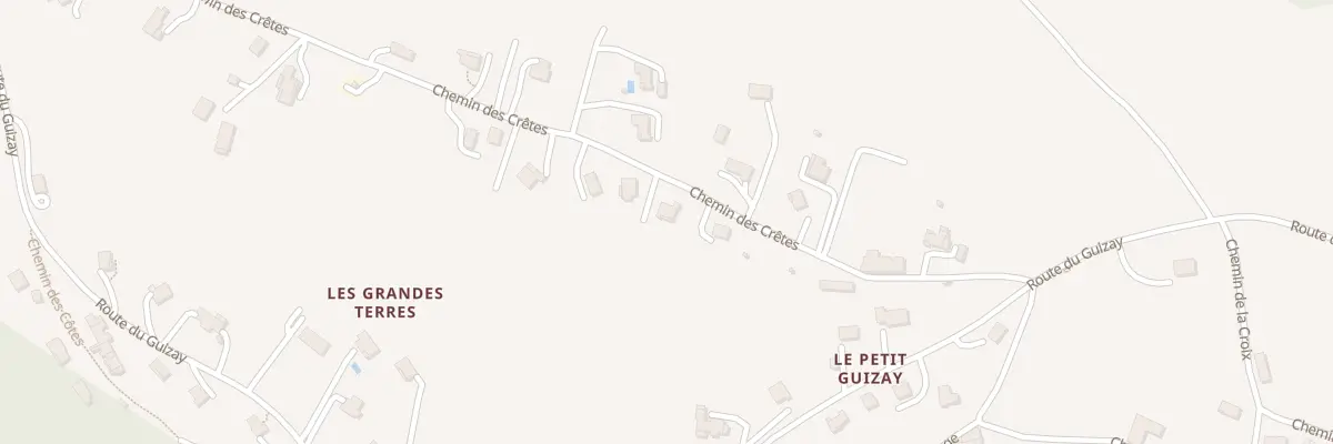 Plan du 278 Che des Cretes à Planfoy