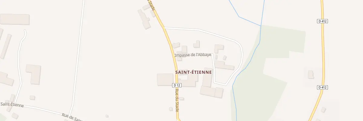 Plan du 15 Rue du Stade à Saint-Ouen-Domprot