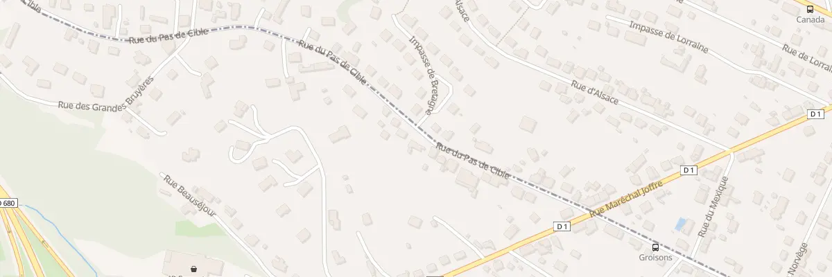 Plan du 108 Rue du Pas de Cible à Montcenis