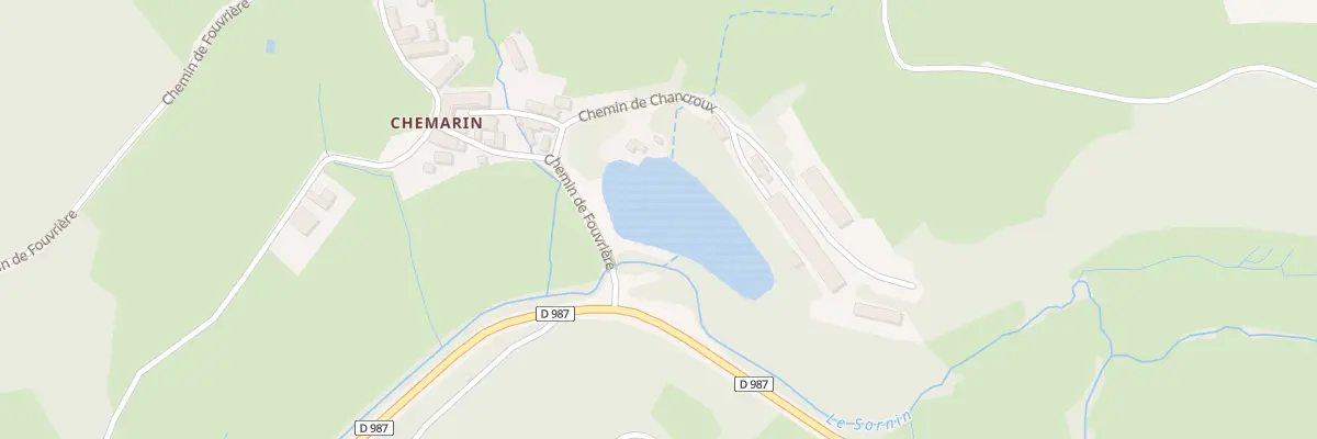 Plan du 90 Che de Chancroux à Aigueperse