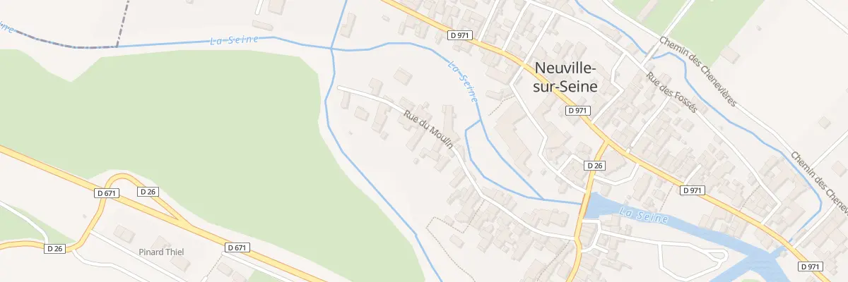 Plan du 25 Rue du Moulin à Neuville-sur-Seine