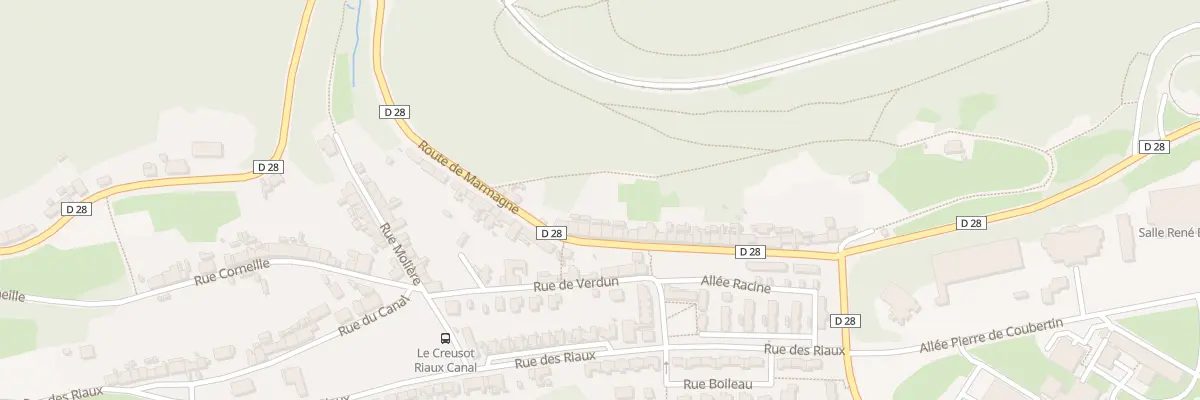Plan du 42B Rte de Marmagne au Creusot