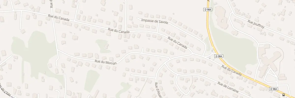 Plan du 8 Rue du Morvan au Creusot
