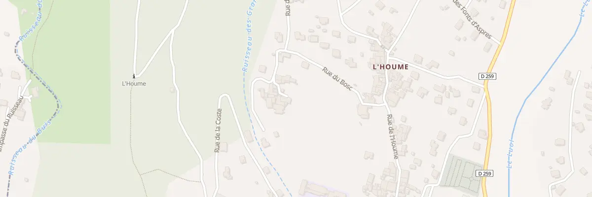 Plan du 5696 Le Bosc à Saint-Privat