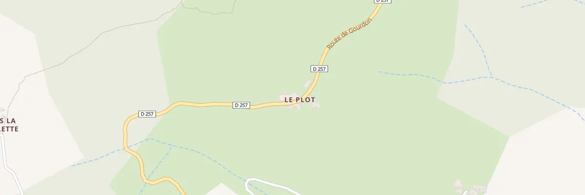 Plan du 1801 Rte de Gourdon à Saint-Andéol-de-Vals