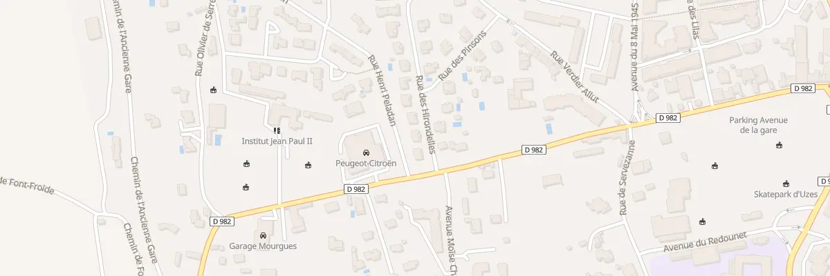 Plan du 3 Rue des Hirondelles à Uzès