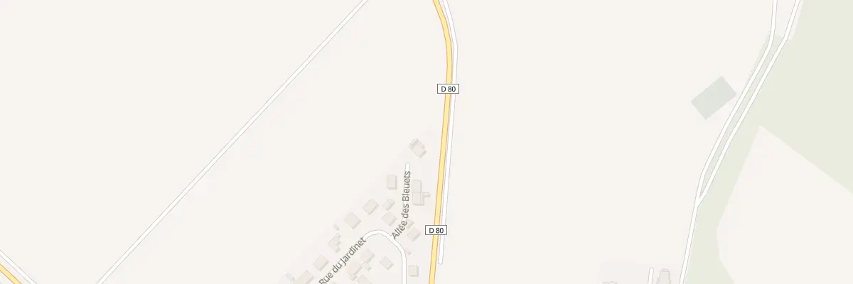 Plan du 6 All des Bleuets à Mairy-sur-Marne
