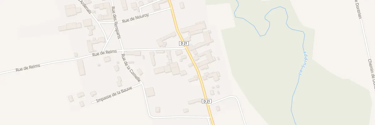 Plan du 9 Rue Saint Remi à Vaudesincourt