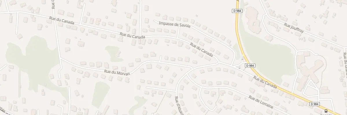 Plan du 6 Rue du Morvan au Creusot