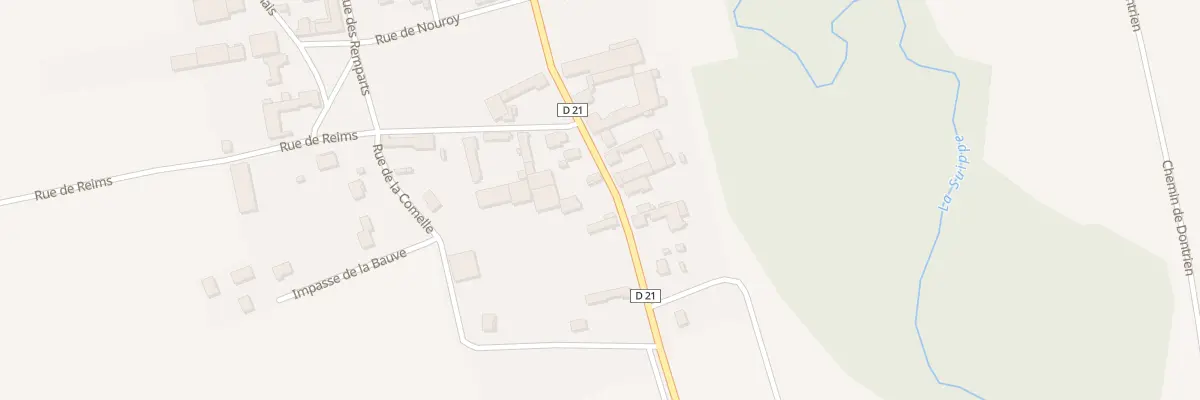 Plan du 7 Rue Saint Remi à Vaudesincourt